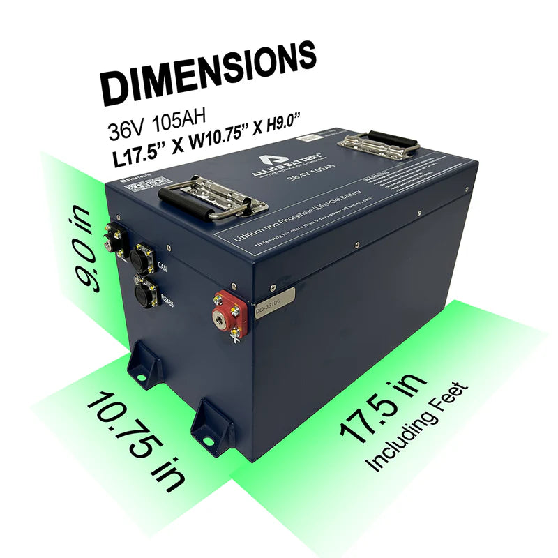 Allied Battery 38.4v-105ah Battery & Installation Kit