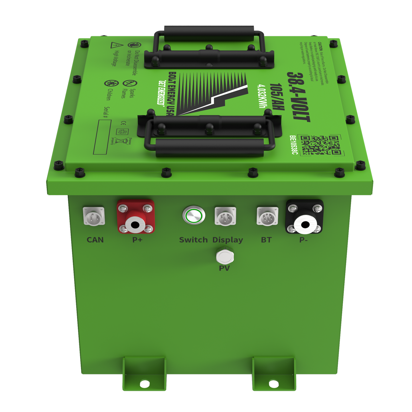 Bolt Energy USA 36v - 105ah Battery & Standard Installation Kit