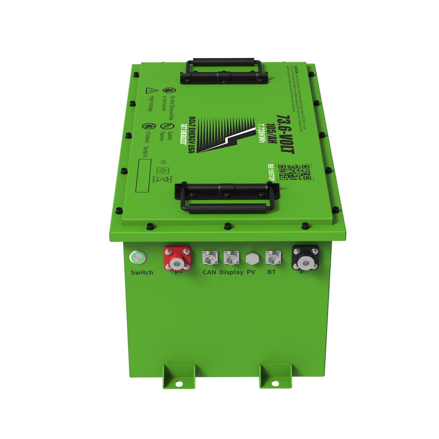 Bolt Energy USA 73.6v - 105ah POWER Battery + Standard Installation Kit
