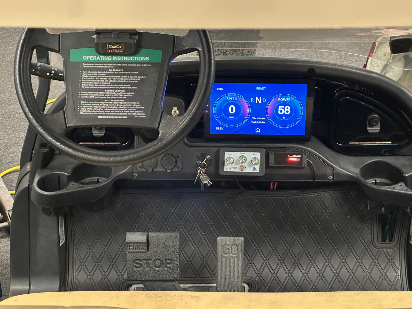 Navitas AC 850a TAC3 Controller + 7.5 kW AC Motor - EZGO TXT (DC to AC) Conversion Kit