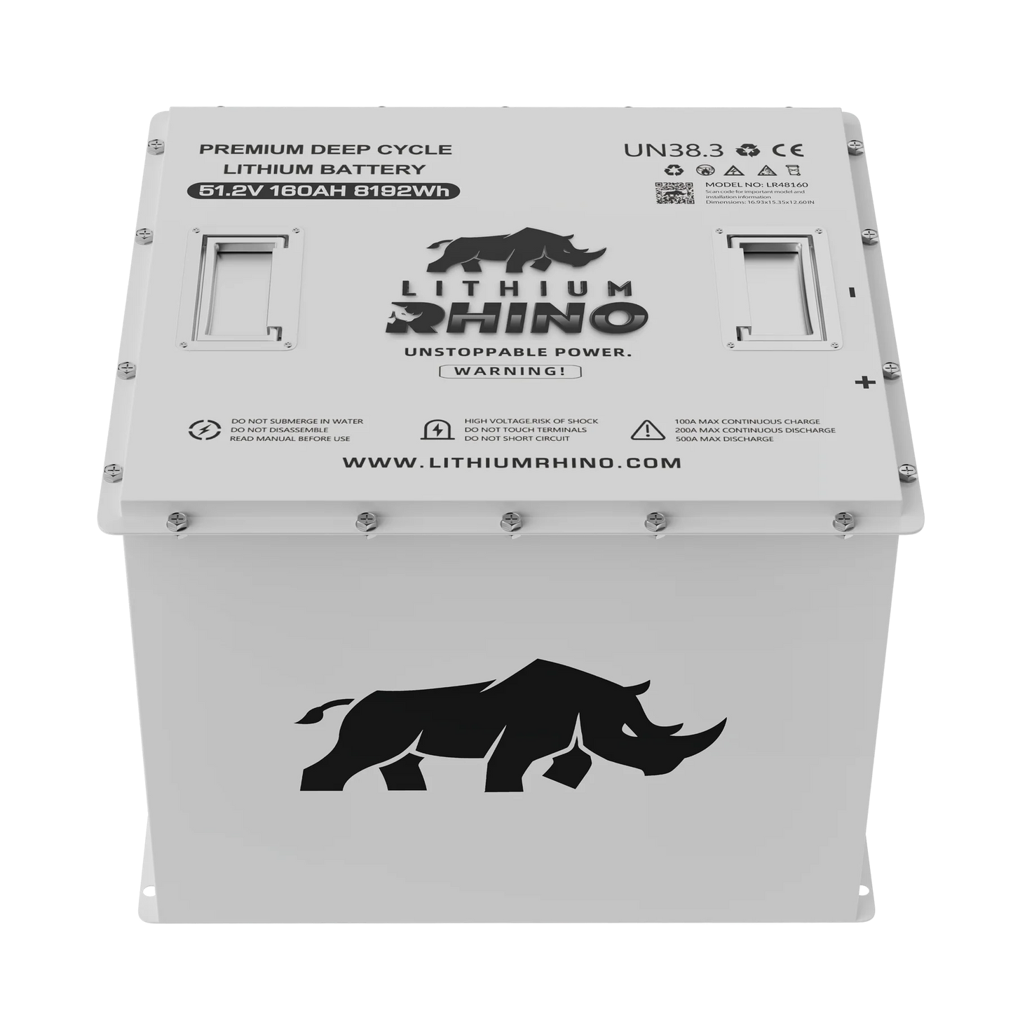 Lithium Rhino - 51.2v - 160ah Lithium Golf Cart Battery & Installation Kit