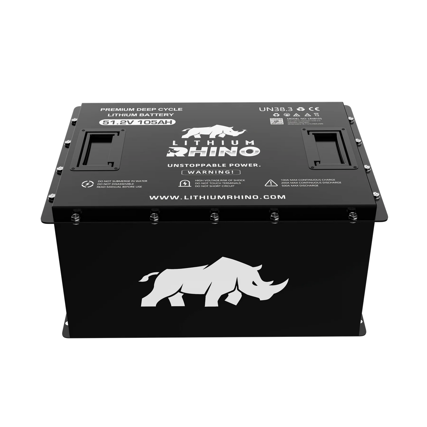 Lithium Rhino - 51.2v - 105ah Lithium Golf Cart Battery & Installation Kit