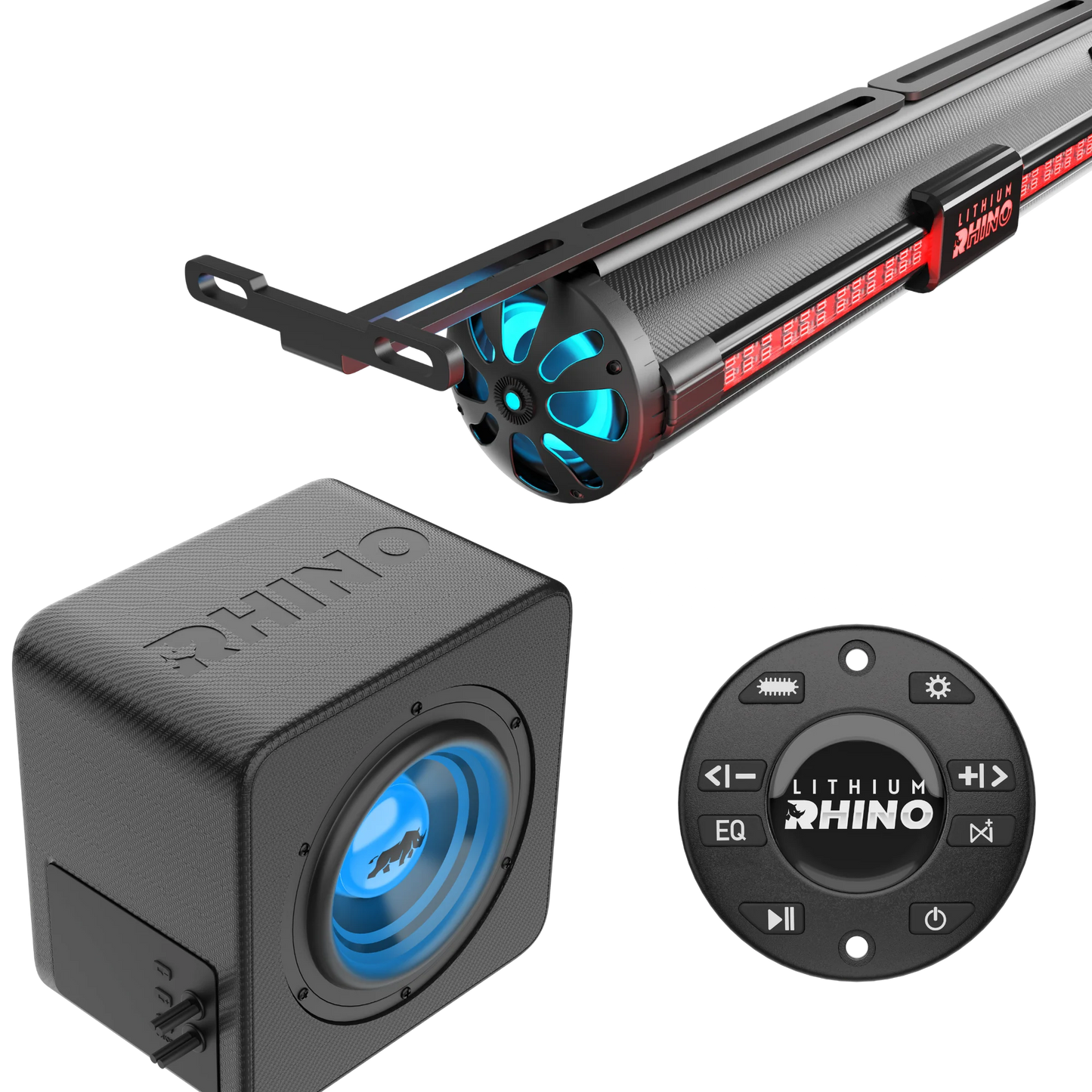 Golf Cart Soundbar by Lithium Rhino - GX-700 with T bracket