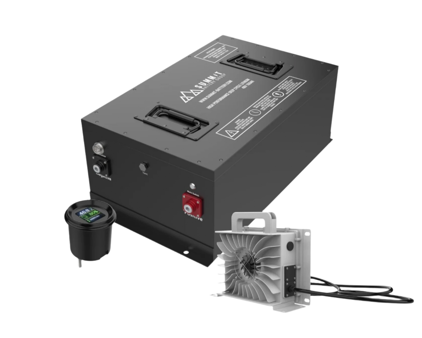 Summit Battery Group - 60v - 160ah Lithium Battery & Installation Kit