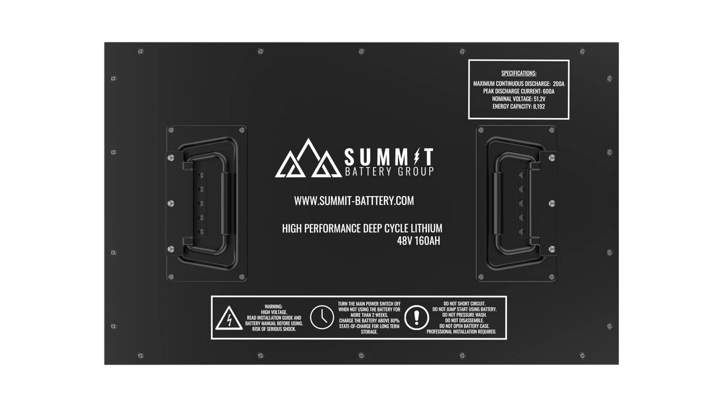 Summit Battery Group 51.2v - 160ah Battery & Installation Kit