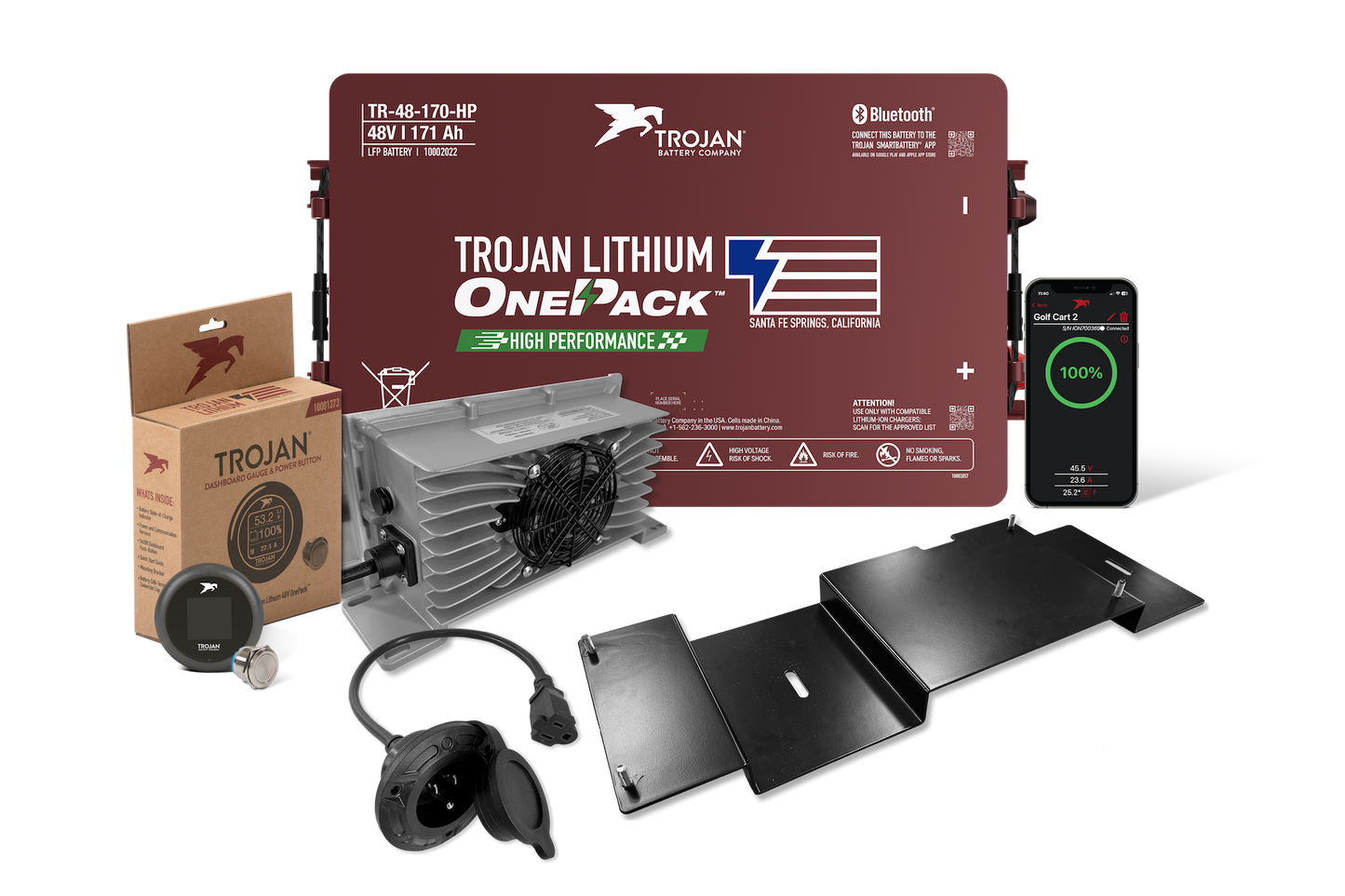 Trojan Battery Co. 51.2v - 170ah HIGH PERFORMANCE Lithium Battery & Installation Kit