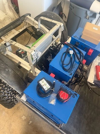 Skunkworks Lithium - 76.8v - 250ah - Club Car DS Lithium Golf Cart Battery & Installation Kit