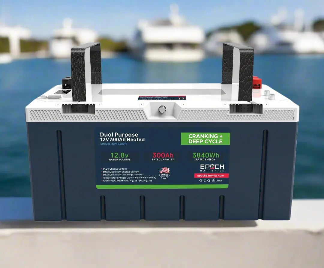 Epoch Batteries 12v - 300ah PRO SERIES (Duel Purpose) Marine / RV Lithium Battery