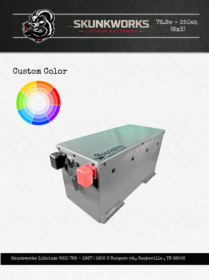 Skunkworks Lithium 76.8v - 105ah (6x4) Lithium Golf Cart Battery & Installation Kit