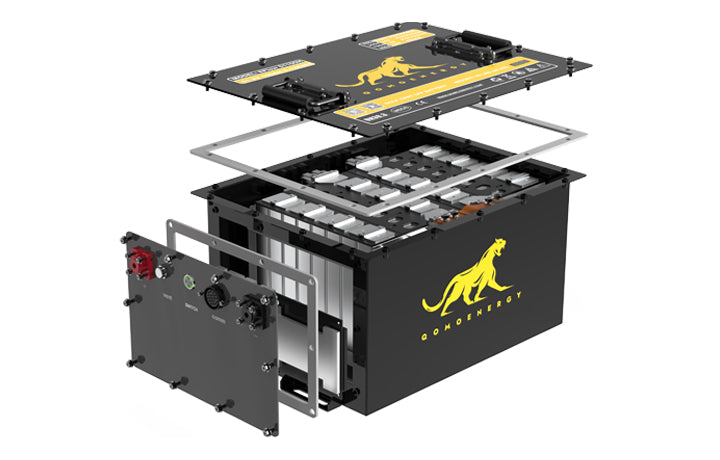 Qomolander 48v - 100ah (Eflow H) Battery & Installation Kit