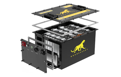 Qomolander 48v - 100ah (Eflow H) Battery & Installation Kit