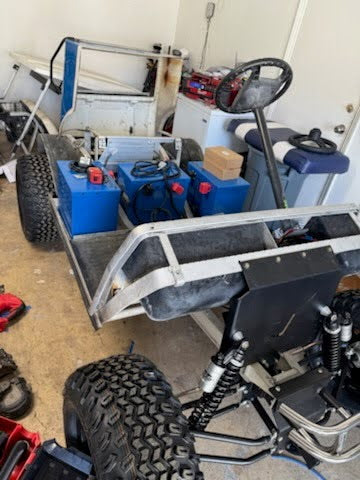 Skunkworks Lithium - 76.8v - 250ah - Club Car DS Lithium Golf Cart Battery & Installation Kit