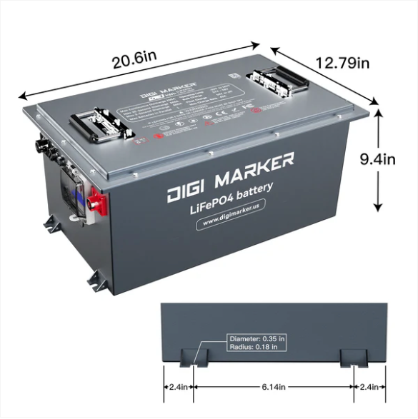 DIGI MARKER 38.4v - 105ah Lithium Battery & Installation Kit