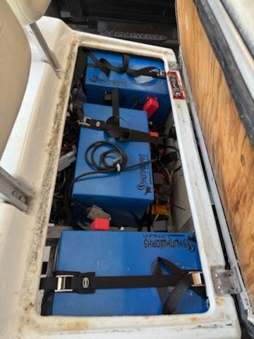 Skunkworks Lithium - 76.8v - 250ah - Club Car DS Lithium Golf Cart Battery & Installation Kit