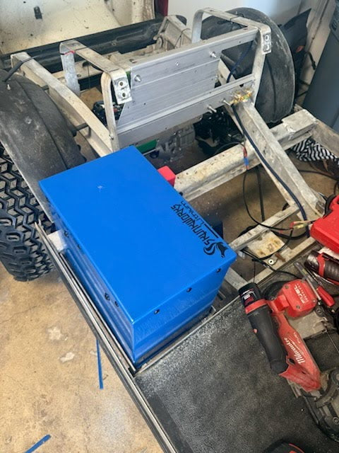 Skunkworks Lithium - 76.8v - 250ah - Club Car DS Lithium Golf Cart Battery & Installation Kit