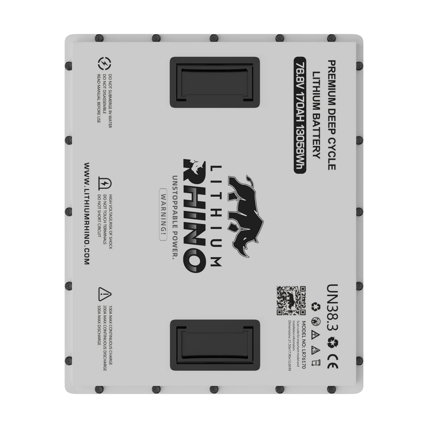 Lithium Rhino 76.4v - 170ah Lithium Golf Cart Battery & Installation Kit