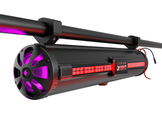 Golf Cart Soundbar by Lithium Rhino - GX-500 with T bracket