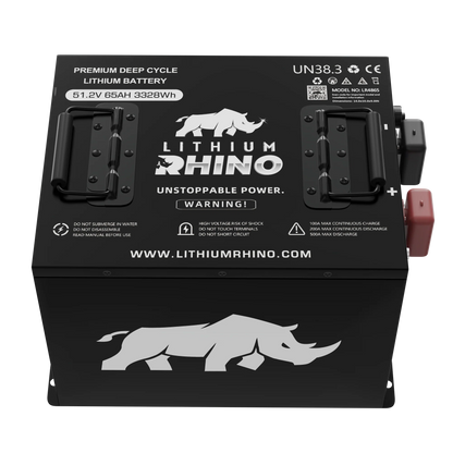 Lithium Rhino 51.2v - 65ah Lithium Golf Cart Battery & Installation Kit