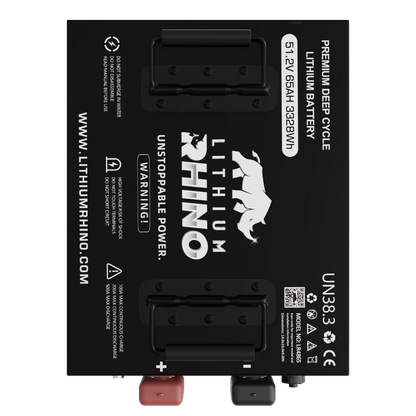 Lithium Rhino 51.2v - 65ah Lithium Golf Cart Battery & Installation Kit