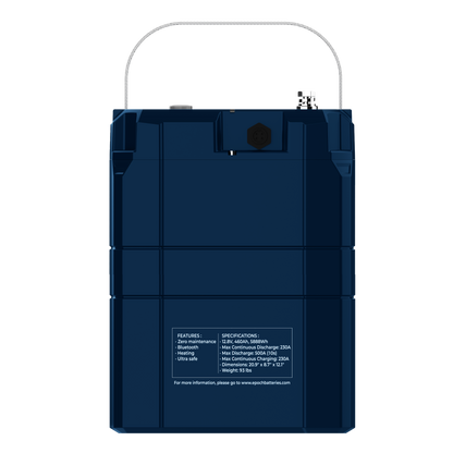 Epoch Batteries 12.8v - 460ah V2-T Elite Series (Heated / Victron Comms) LiFeP04 Battery