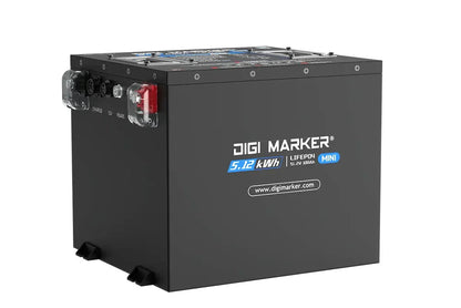 DIGI MARKER 51.2v - 100ah MINI Lithium Battery & Installation Kit