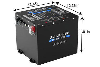 DIGI MARKER 51.2v - 100ah MINI Lithium Battery & Installation Kit