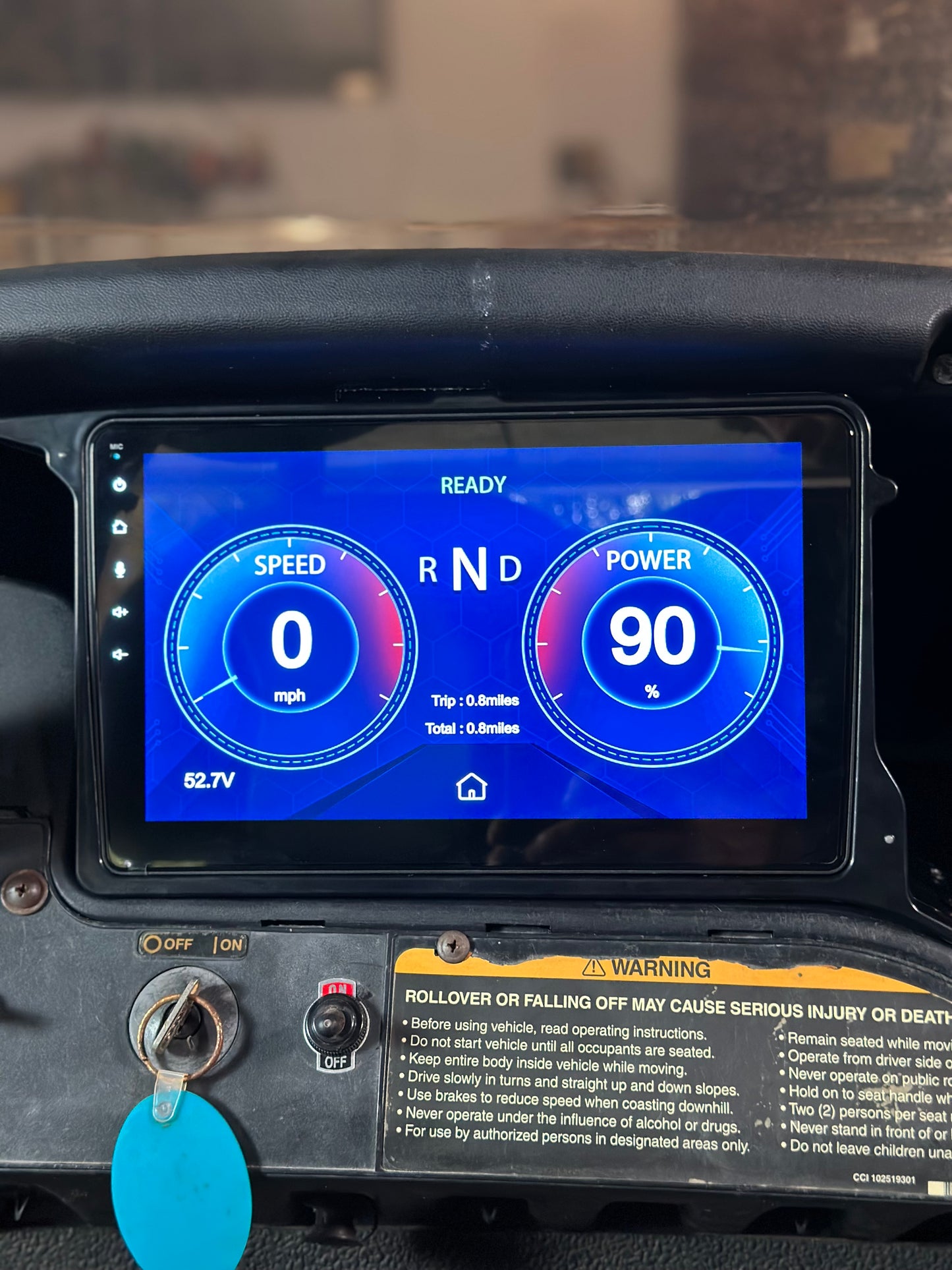 Summit Battery Group - Club Car Precedent - 10" Display Screen Upgrade