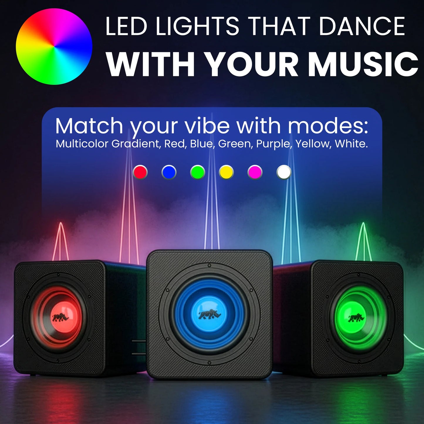 Golf Cart Subwoofer by Lithium Rhino - 8" Subwoofer