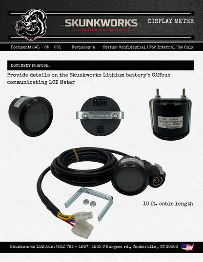 Skunkworks Lithium 51.2v - 105ah Lithium Golf Cart Battery & Installation Kit