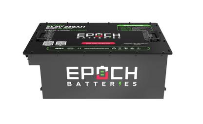 Epoch Batteries 48v - 230ah EXTENDED RANGE Lithium Golf Cart Battery & Installation Kit