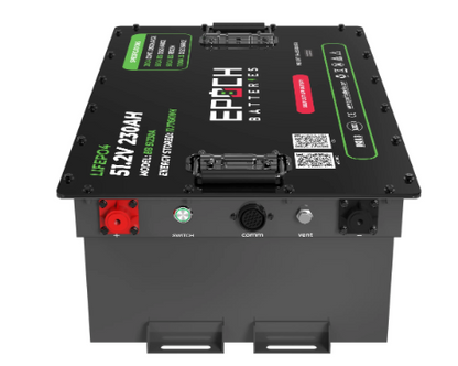 Epoch Batteries 48v - 230ah EXTENDED RANGE Lithium Golf Cart Battery & Installation Kit