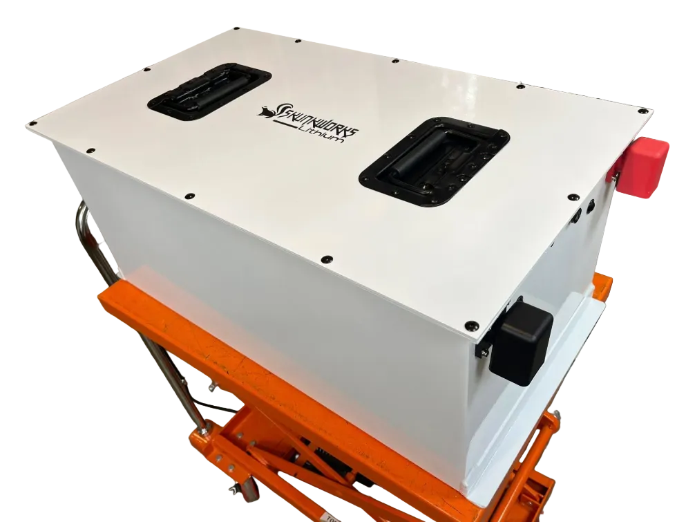 Skunkworks Lithium 76.8v - 230ah (12x2) Lithium Golf Cart Battery & Installation Kit