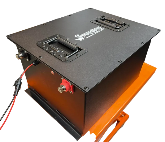 Skunkworks Lithium 51.2v - 230ah (8x2) Lithium Golf Cart Battery & Installation Kit