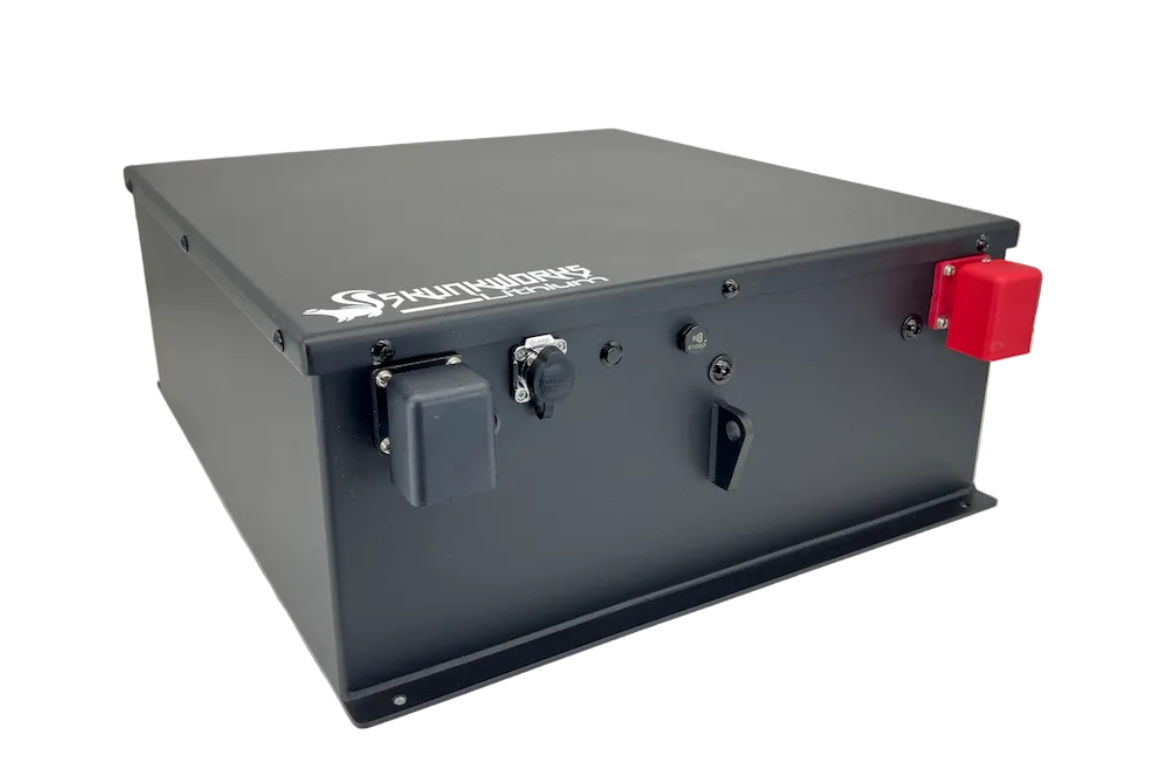 Skunkworks Lithium 76.8v - 116ah xHO (8x3) Golf Cart Battery & Installation Kit