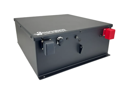 Skunkworks Lithium 76.8v - 116ah xHO (8x3) Golf Cart Battery & Installation Kit