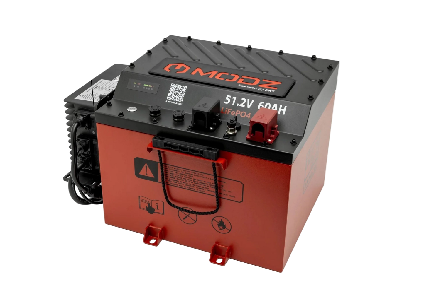 MODZ 51v 60ah NANO Lithium Golf Cart Battery & Kit