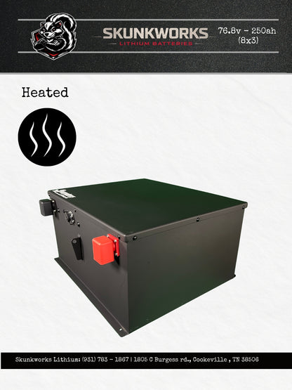 Skunkworks Lithium 76.8v - 105ah (6x4) Lithium Golf Cart Battery & Installation Kit