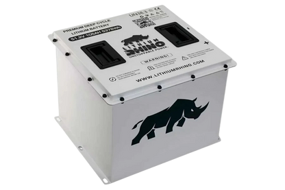 Lithium Rhino 48v 105ah CUBE Golf Cart Battery & Installation Kit