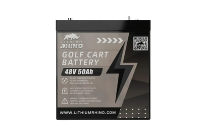 Lithium Rhino 48v 50ah Golf Cart & Lawn Mower Battery + Installation kit