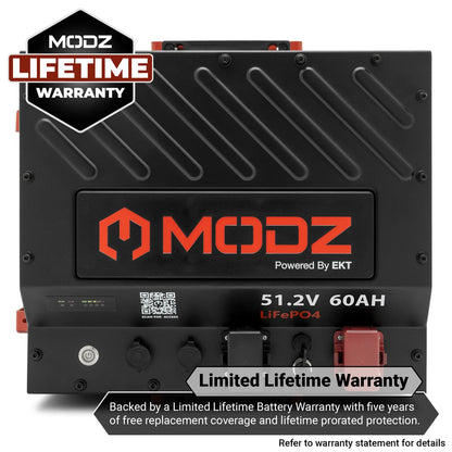MODZ 51v 60ah NANO Lithium Golf Cart Battery & Kit