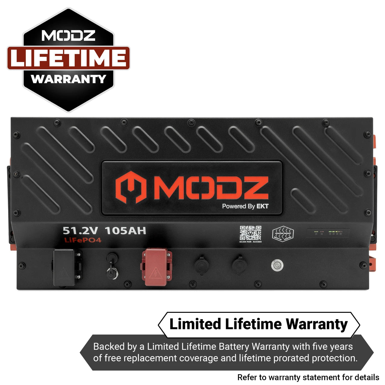 MODZ 51v 105ah SLIM Lithium Golf Cart Battery & Kit
