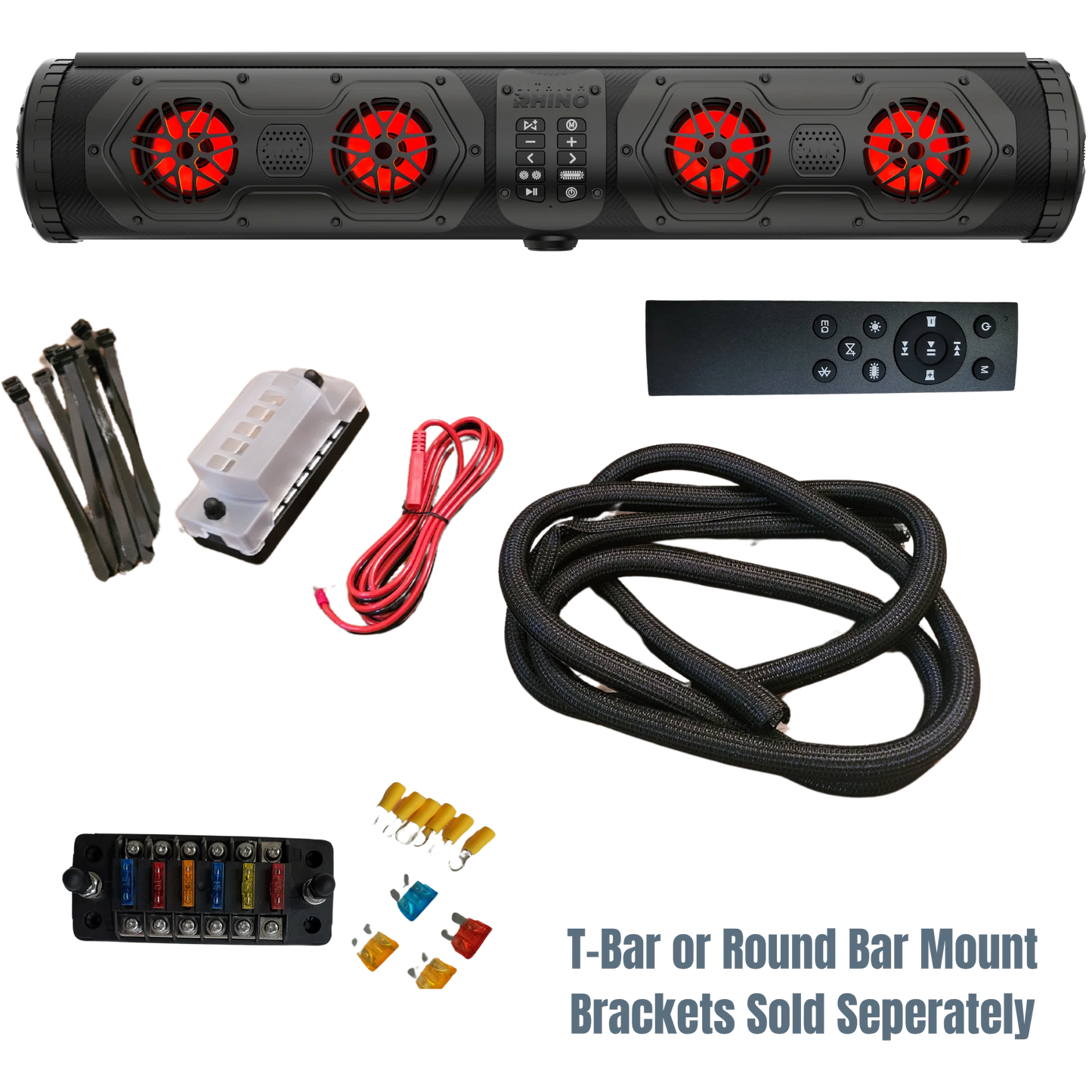 Golf Cart Soundbar by Lithium Rhino - GX-700 with T bracket