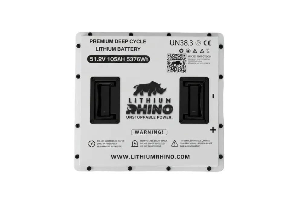 Lithium Rhino 48v 105ah CUBE Golf Cart Battery & Installation Kit