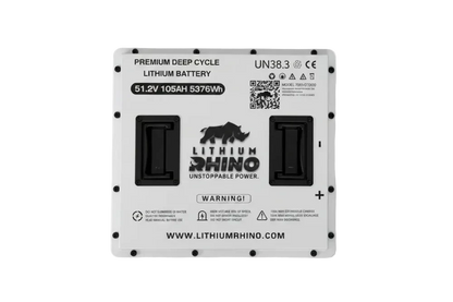 Lithium Rhino 48v 105ah CUBE Golf Cart Battery & Installation Kit